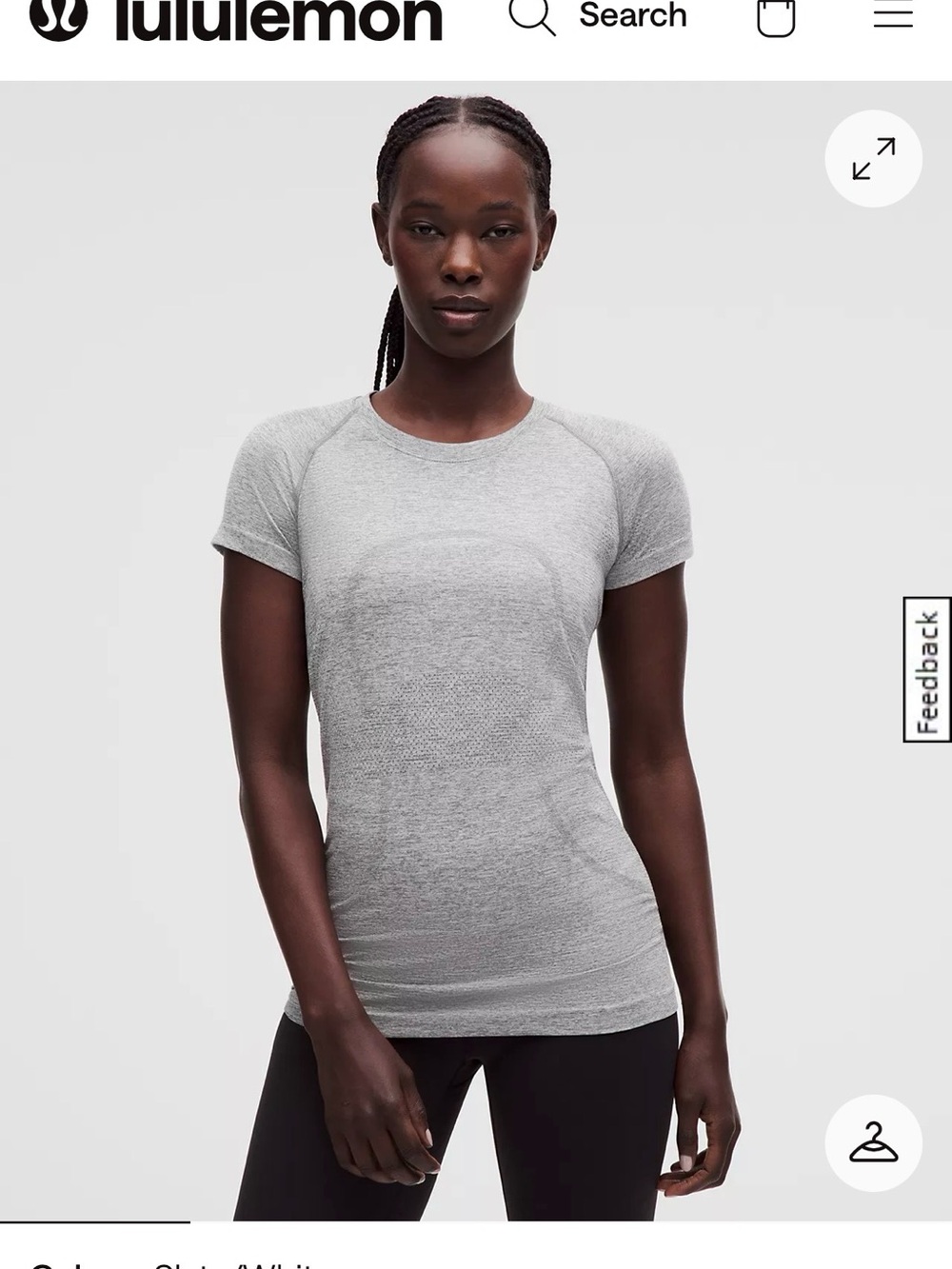 $68 NWT lululemon athletica Women’s Swiftly Tech Short Sleeve Athletic Tee